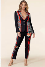 Load image into Gallery viewer, Jazzy Flower Pant Suit